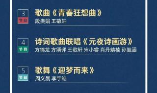2023年央视元宵晚会节目单